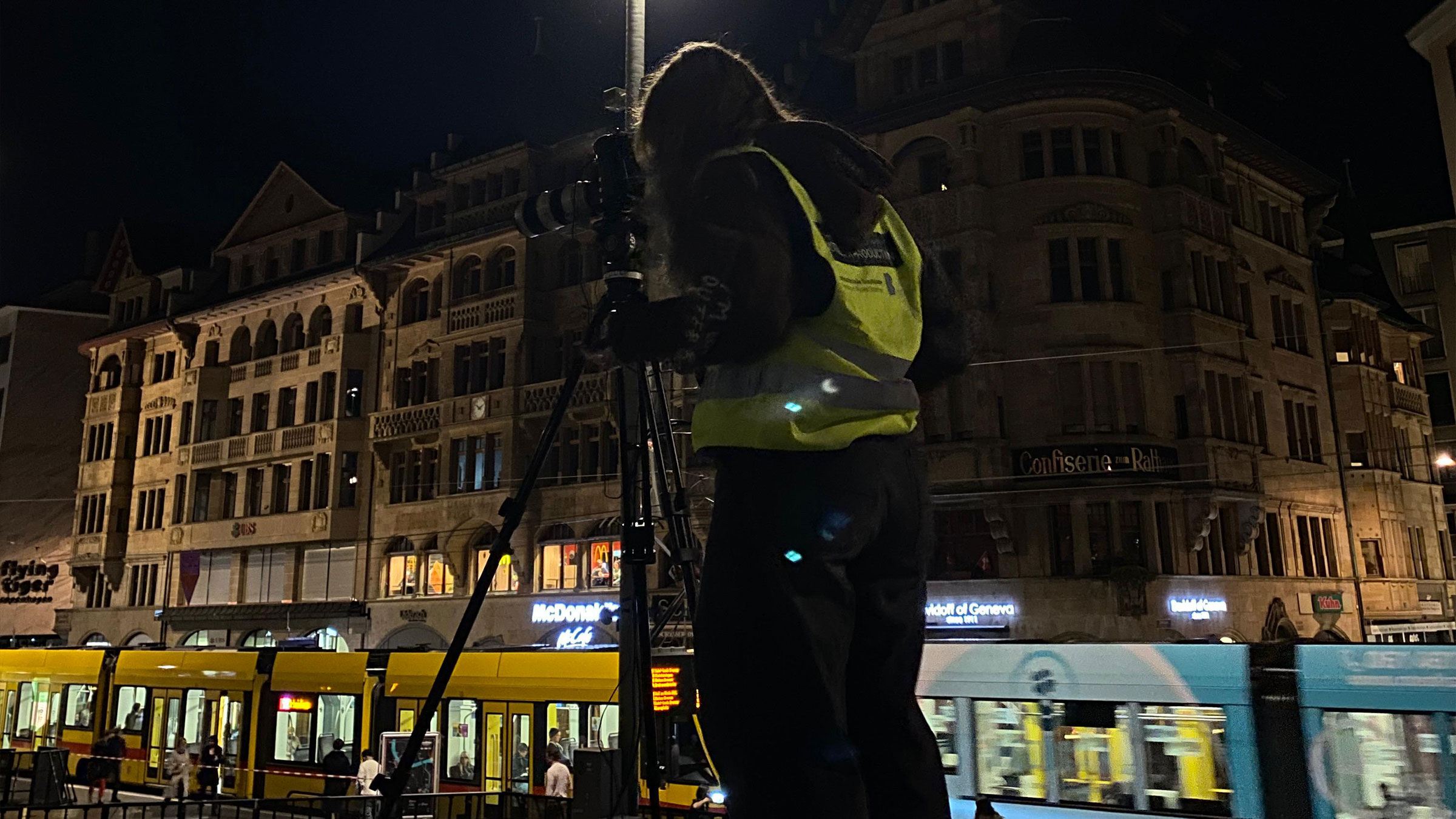 ESC Turquoise Carpet – last tests, night befor the opening ceremoney